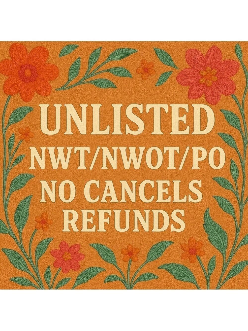 Unlisted! NWT/NWOT/Pre-Owned No Cancels - Picture 3 of 3